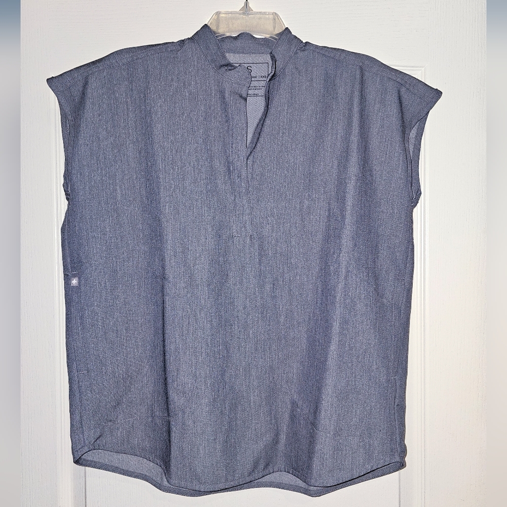 Figs Rafaela Scrub Top Graphite